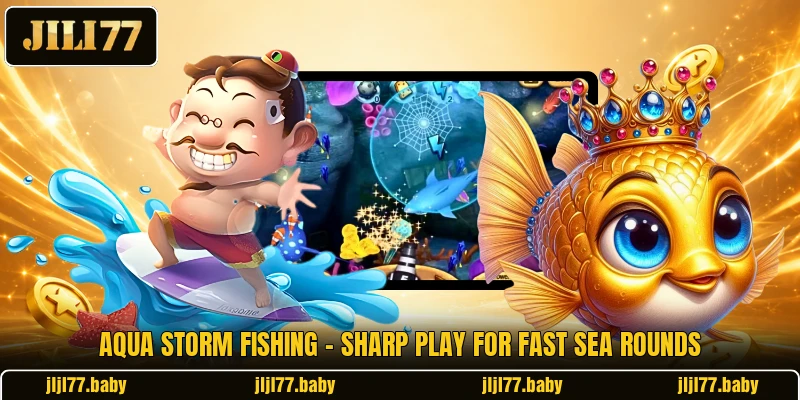 Aqua Storm Fishing - Sharp Play For Fast Sea Rounds Aqua Storm Fishing - Sharp Play For Fast Sea Rounds