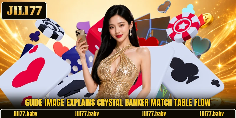 Guide image explains Crystal Banker Match table flow Guide image explains Crystal Banker Match table flow