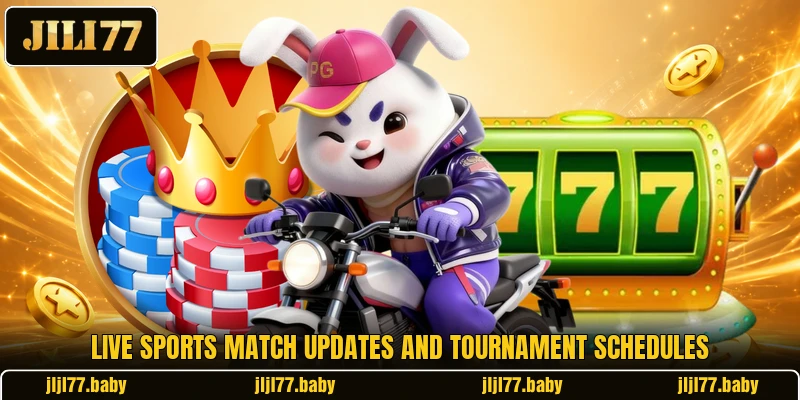 Live sports match updates and tournament schedules Live sports match updates and tournament schedules