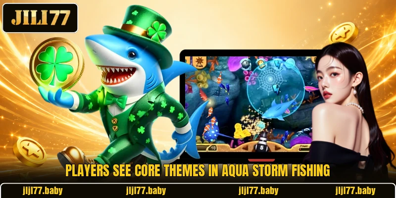 Players see core themes in Aqua Storm Fishing Players see core themes in Aqua Storm Fishing