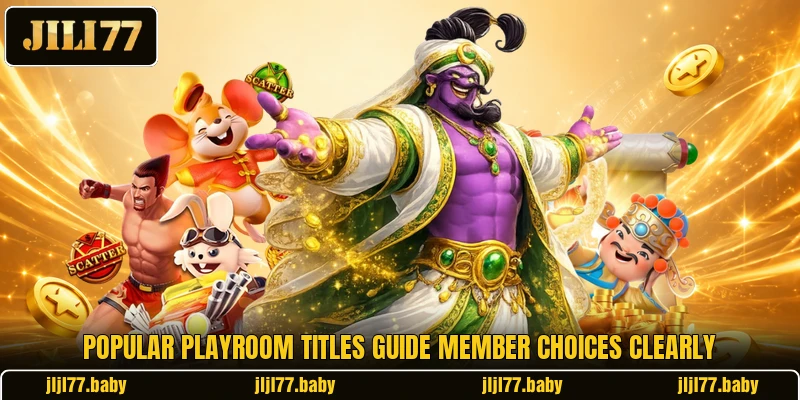 Popular playroom titles guide member choices clearly Popular playroom titles guide member choices clearly