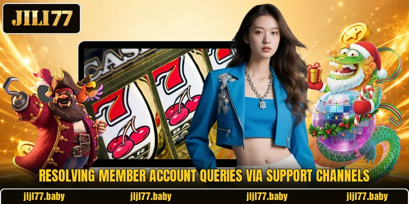 Resolving member account queries via support channels Resolving member account queries via support channels