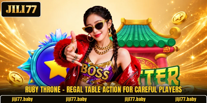 Ruby Throne - Regal Table Action For Careful Players Ruby Throne - Regal Table Action For Careful Players