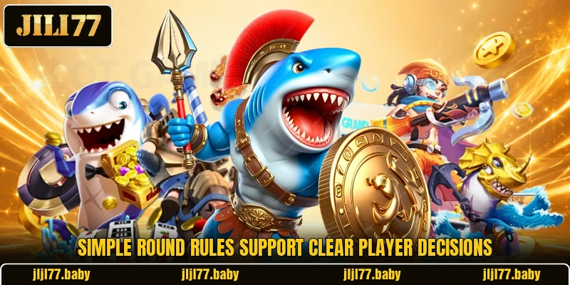 Simple round rules support clear player decisions Simple round rules support clear player decisions